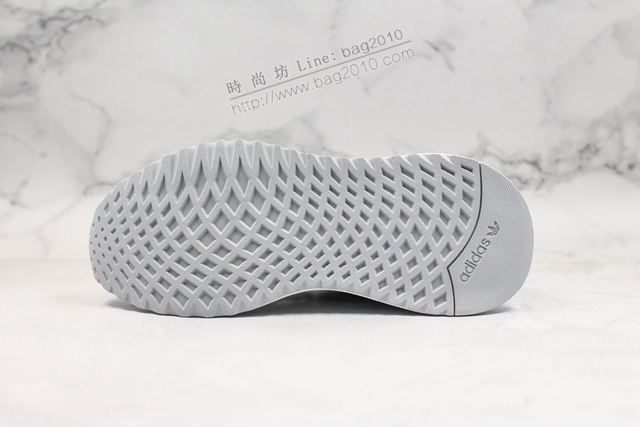 Adidas男鞋 阿迪跑鞋 阿迪達斯三葉草男女鞋 男女同款  hdx13339